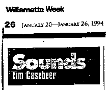 Willamelte Week Sounds 1/26/1994
