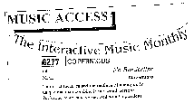Music Access The Interactive Music Monthly 6/3/1994
